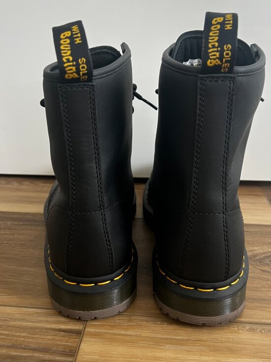 Men\'s Dr. Martens 1460 Slip Resistant Leather Lace Up Boots  -Size 11 main image 4